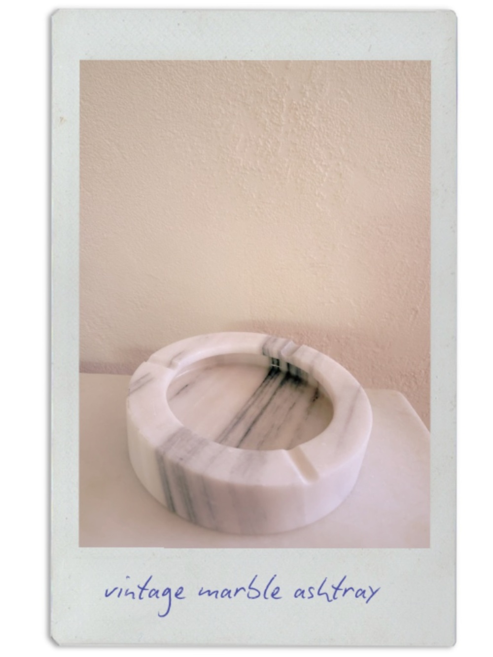 vintage marble ashtray / catch-all